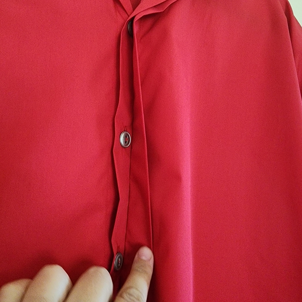 PLANET Signature Lagenlook Cotton Shirt Botton Down Oversized Fit Size One Size - Picture 8 of 12